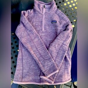 Patagonia purple fleece, size large (youth)